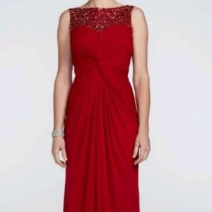 Red Ignite Evenings by Carol Lin Formal Dress Sz14